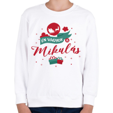 PRINTFASHION Én vagyok a Mikulás - Páros - Gyerek pulóver - Fehér gyerek pulóver, kardigán
