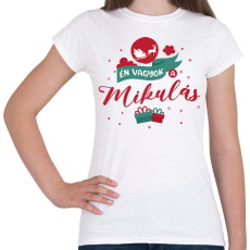 PRINTFASHION Én vagyok a Mikulás - Páros - Női póló - Fehér