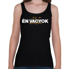 PRINTFASHION Én vagyok az a minden - páros minta - Női atléta - Fekete női trikó