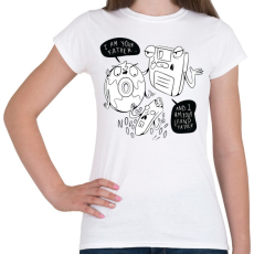 PRINTFASHION Én vagyok az apád - Női póló - Fehér