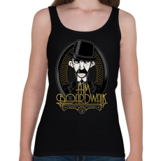 PRINTFASHION Én vagyok az ász - Női atléta - Fekete