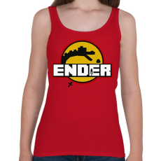 PRINTFASHION Ender - Női atléta - Cseresznyepiros