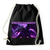 PRINTFASHION enderdragon irl minecraft - Sportzsák, Tornazsák - Fekete