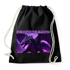 PRINTFASHION enderdragon irl minecraft - Sportzsák, Tornazsák - Fekete tornazsák