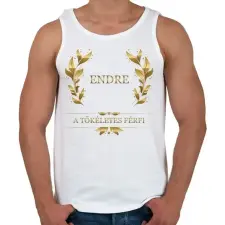 PRINTFASHION Endre - Férfi atléta - Fehér atléta, trikó