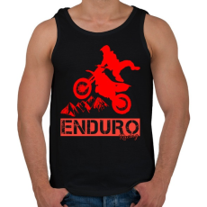 PRINTFASHION Enduro  - Férfi atléta - Fekete