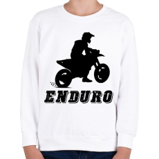 PRINTFASHION Enduro  - Gyerek pulóver - Fehér