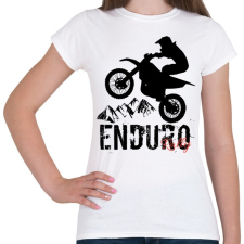 PRINTFASHION Enduro  - Női póló - Fehér női póló