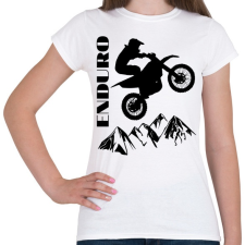 PRINTFASHION Enduro  - Női póló - Fehér női póló