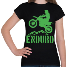 PRINTFASHION Enduro  - Női póló - Fekete női póló