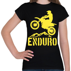 PRINTFASHION Enduro  - Női póló - Fekete