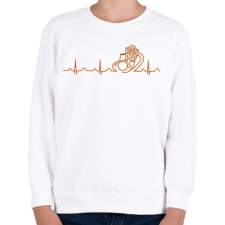 PRINTFASHION Engine life sign  - Gyerek pulóver - Fehér gyerek pulóver, kardigán