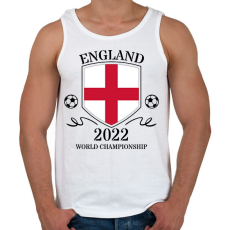 PRINTFASHION England 2022 - Férfi atléta - Fehér