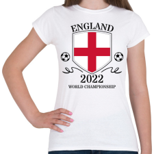 PRINTFASHION England 2022 - Női póló - Fehér női póló