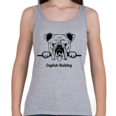 PRINTFASHION English Bulldog - Női atléta - Sport szürke