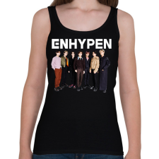 PRINTFASHION ENHYPEN KPOP  - Női atléta - Fekete női trikó