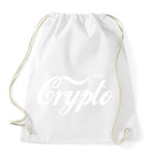 PRINTFASHION Enjoy Crypto - Sportzsák, Tornazsák - Fehér tornazsák