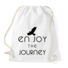 PRINTFASHION ENJOY THE JOURNEY - Sportzsák, Tornazsák - Fehér