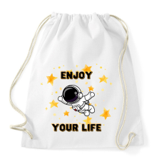 PRINTFASHION Enjoy your life - Sportzsák, Tornazsák - Fehér