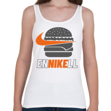 PRINTFASHION EnNIKEll - Női atléta - Fehér női trikó