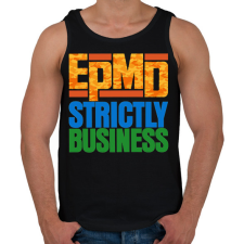 PRINTFASHION epmd - Férfi atléta - Fekete atléta, trikó