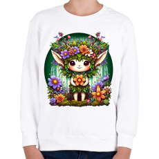 PRINTFASHION Erdei manó - Gyerek pulóver - Fehér