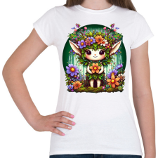 PRINTFASHION Erdei manó - Női póló - Fehér női póló