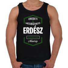 PRINTFASHION Erdész prémium minőség - Férfi atléta - Fekete atléta, trikó