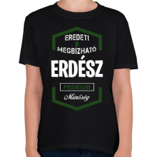 PRINTFASHION Erdész prémium minőség - Gyerek póló - Fekete gyerek póló