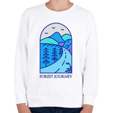 PRINTFASHION Erdőtúra - Gyerek pulóver - Fehér gyerek pulóver, kardigán