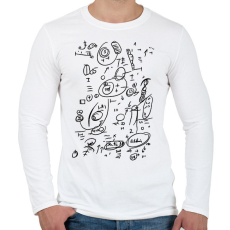 PRINTFASHION Eredeti Orbán Viktor mesterterv - Férfi hosszú ujjú póló - Fehér