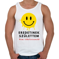 PRINTFASHION eredetinek születtem - Férfi atléta - Fehér