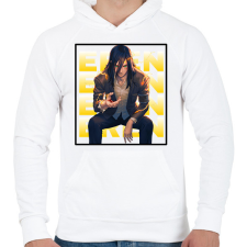 PRINTFASHION Eren Yeager minta (AOT) - Férfi kapucnis pulóver - Fehér férfi pulóver, kardigán