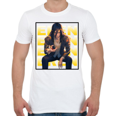 PRINTFASHION Eren Yeager minta (AOT) - Férfi póló - Fehér