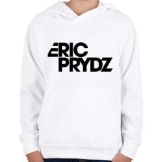 PRINTFASHION Eric Prydz - Gyerek kapucnis pulóver - Fehér