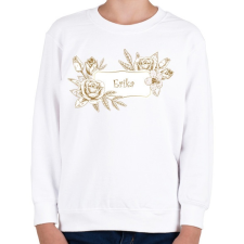 PRINTFASHION Erika - Gyerek pulóver - Fehér gyerek pulóver, kardigán