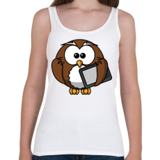 PRINTFASHION Értelmiségi bagoly - Női atléta - Fehér