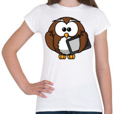 PRINTFASHION Értelmiségi bagoly - Női póló - Fehér női póló