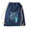 PRINTFASHION Értelmiségi tigris - Sportzsák, Tornazsák - Sötétkék