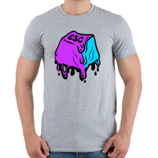 PRINTFASHION ESC olvadás - graffiti - Férfi póló - Sport szürke