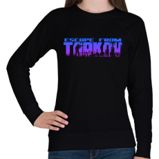 PRINTFASHION Escape from Tarkov - Színes - Női pulóver - Fekete