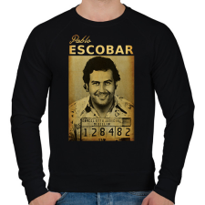 PRINTFASHION escobar - Férfi pulóver - Fekete férfi pulóver, kardigán