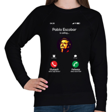 PRINTFASHION Escobar magyar feketére - Női pulóver - Fekete női pulóver, kardigán