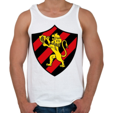 PRINTFASHION Escudo Logo - Férfi atléta - Fehér atléta, trikó