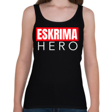 PRINTFASHION ESKRIMA HERO - Női atléta - Fekete női trikó