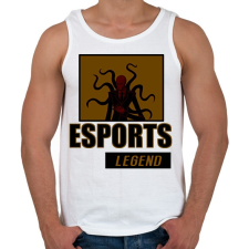 PRINTFASHION ESPORT LEGEND - Férfi atléta - Fehér atléta, trikó