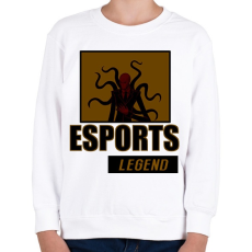 PRINTFASHION ESPORT LEGEND - Gyerek pulóver - Fehér