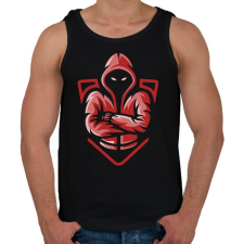 PRINTFASHION Esports - Férfi atléta - Fekete atléta, trikó