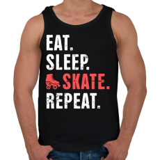 PRINTFASHION ESSR - Férfi atléta - Fekete