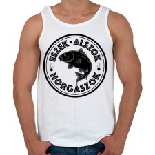 PRINTFASHION EszekAlszokHorgaszok-05 - Férfi atléta - Fehér atléta, trikó